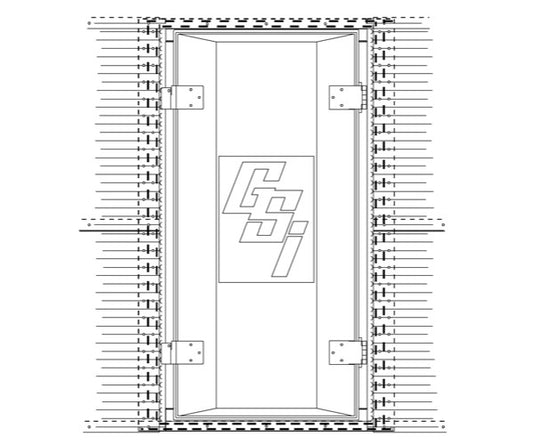 2.66 2RG DOOR 12'-27'BINS RED - CONSULT>