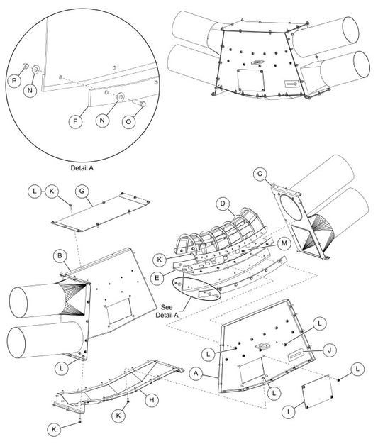 ASSY, 10" 30DEG BEND, VERSALOOP