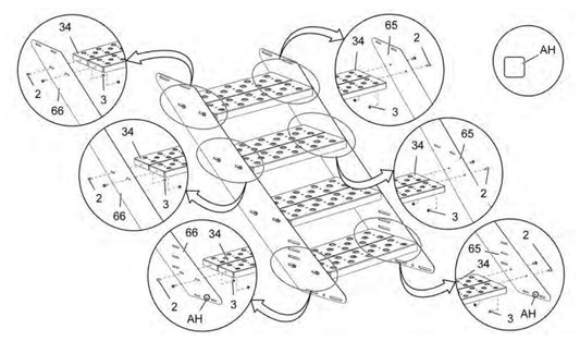 21'-30', 4-STEP SECTION, 4.00>