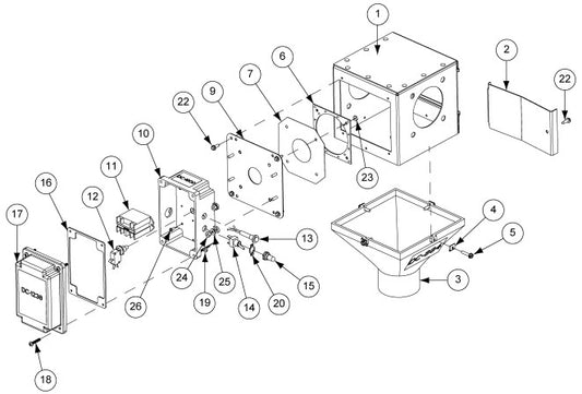 DROP, POWERHEAD L/HARDWARE PROX