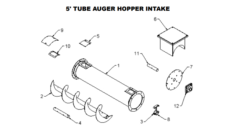 13" Hopper w/cover