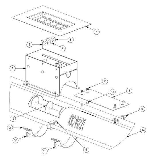 CONTROL GATE CLAMP W/DIMPLE