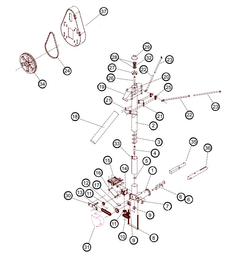 ROLLER CHAIN ASSY. UPPER #50