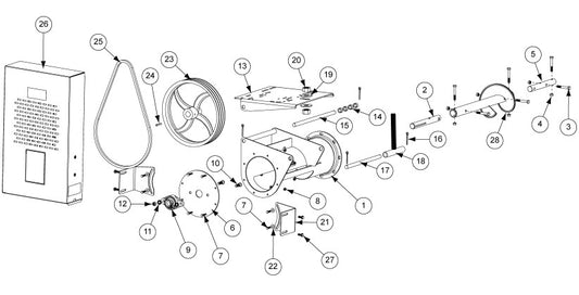 AUGER 8" HORIZ DISCHARGE