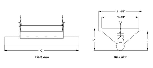 HOPPER INLET DUMP 10"X125"ASSY WITH GRA>