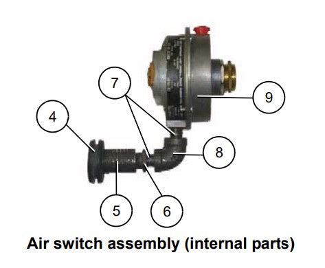 SWITCH, PRESSURE AIR