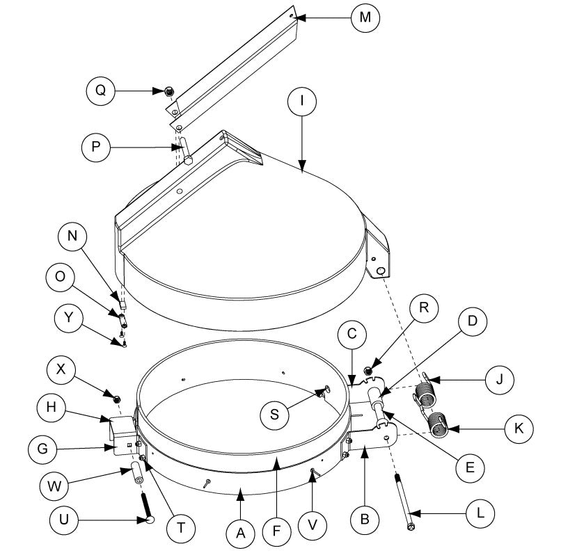 BFT, LID CLAMP BAND BRACKET