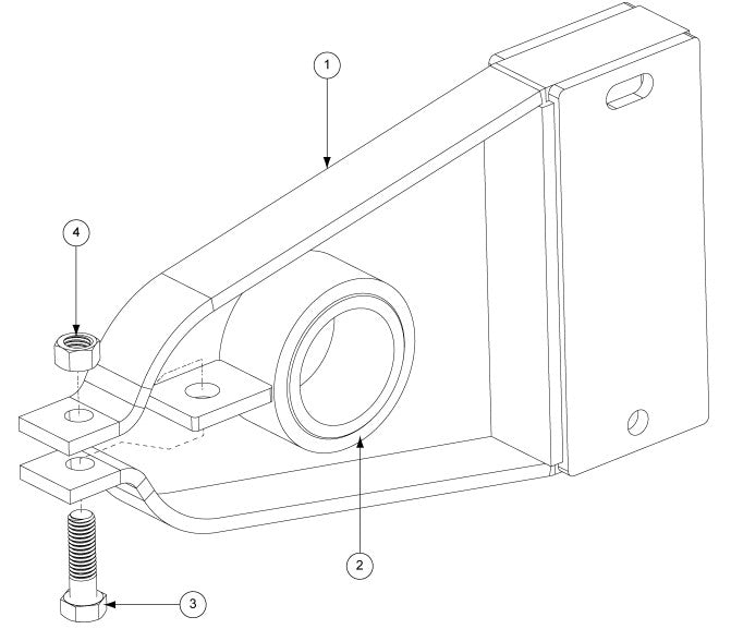 COMM DGD BRG STAND WELDMENT