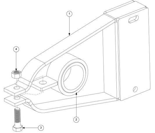 COMM DGD BRG STAND WELDMENT