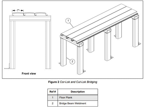 FLR BRG BEAM WELD 20.375"LONG    FOR 16>