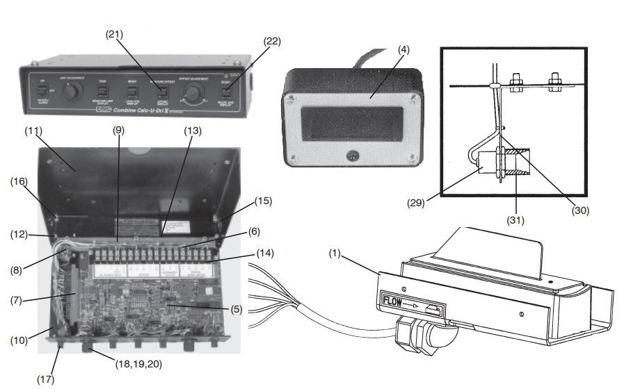 CALC-U-DRY SENSOR ASSEMBLY