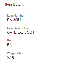 GATE  E-Z BOOT