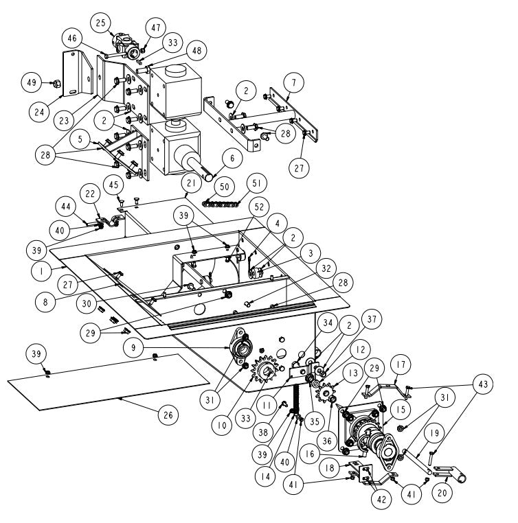 PS CNTR WELL PIVOT BRKT - OCHRE