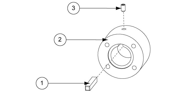 KEY: 1/2" SQ. X 3.25"