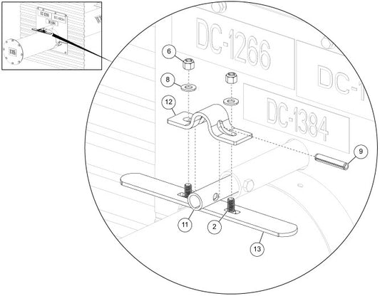 CB CONTROL ROD KIT F/48-49'BIN