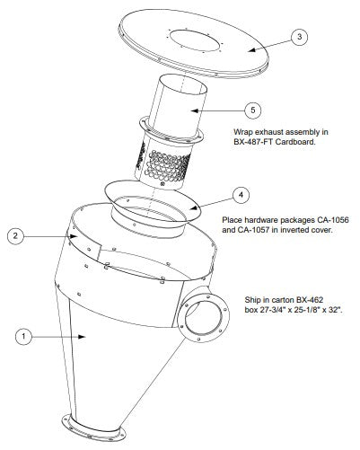 Adaptor Cyclone CYCLONE TUBE ADAPTER ASY 4