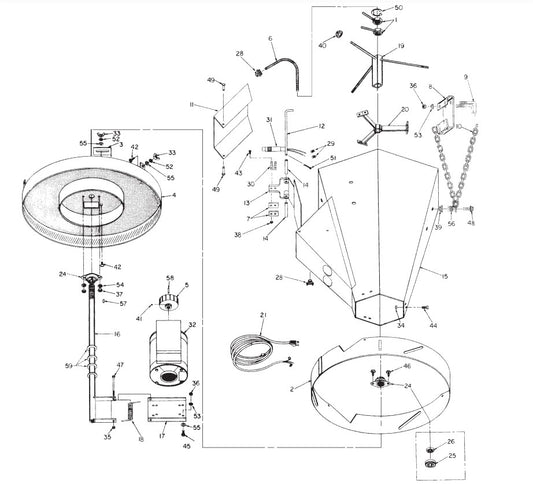 WHEEL- DRIVE, 936 W/ SETSCREWS WHEEL AN>