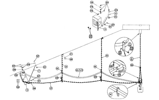 CHAIN- SHUT OFF SUPPORT