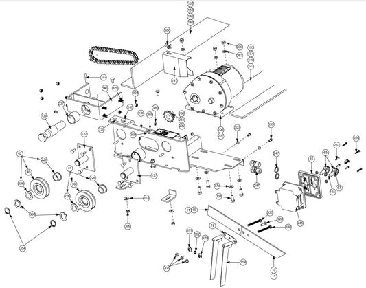 DMC FRAME RAIL RH 9'-6 1/2"