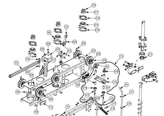 ROLLER BRACKET- ASSEMBLY
