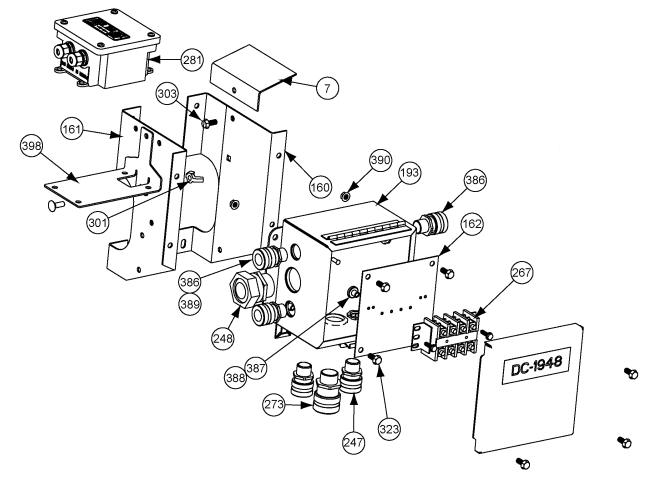 NUT, LOCK, 3/4 NPT DIE CAST