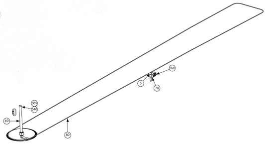 CLAMP, 3/16" CABLE  ZINC PLATED