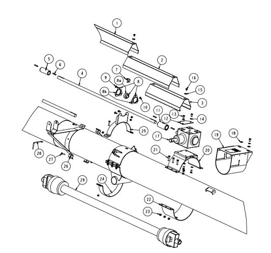 SHAFT, GEARBOX: 90DEG;1:1R 1.00" (CONTA>