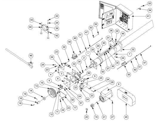 CLAMP, WORM GEAR 39-1/2"