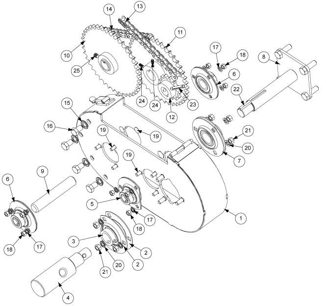 #50 ROLLER CHAIN 54 PITCH W/CL