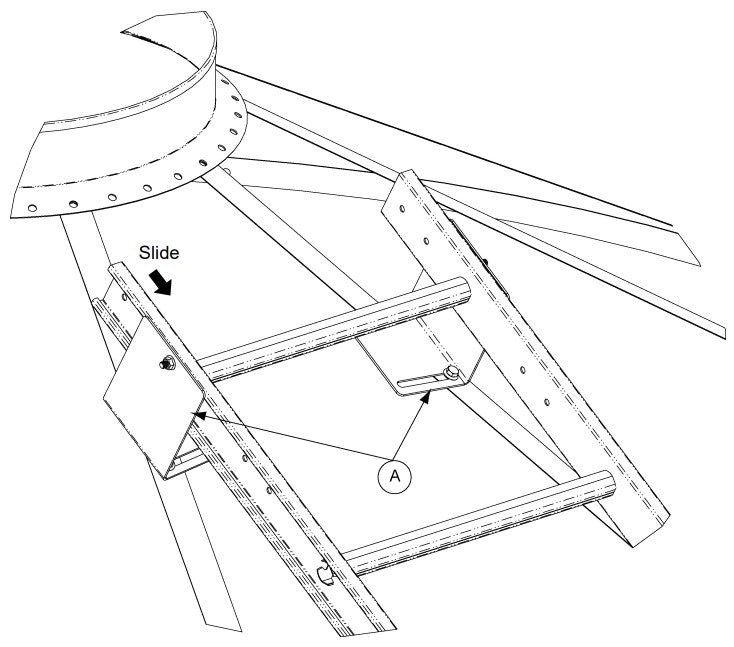 30DEG ROOF LDR BRCKT REVERSE