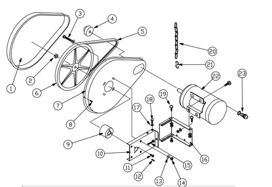 SCREW, SDS #10-16 X 5/8 HWH ZN