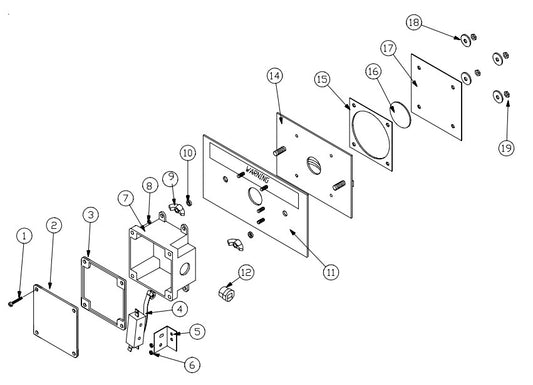 WASHER, EPDM 3/8 STEEL BACKED