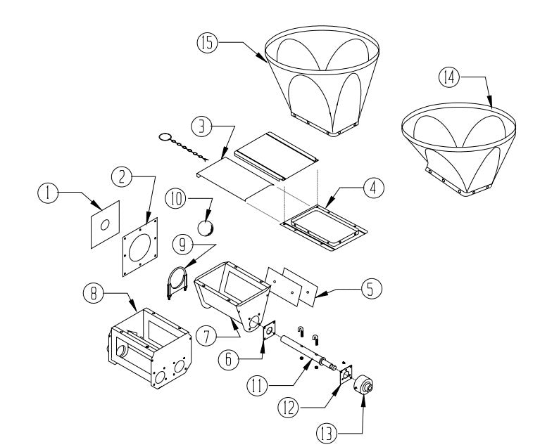 MODEL 350 FLEX - FLO SINGLE THRU UNLOAD>
