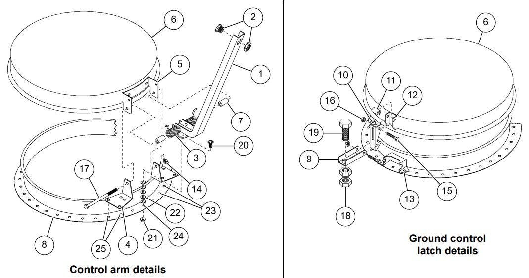 ROOF CAP HINGE