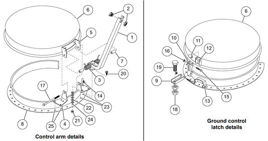 LOWER ROOF CAP HINGE