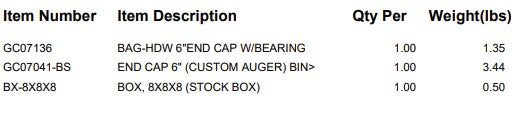 CUSTOM: 6" END CAP W/BEARING