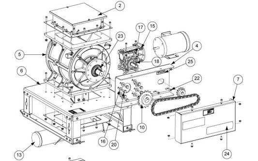 AIRLOCK, DRIVE KIT 1200, 2100 SYSTEMS