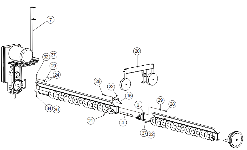 COMM. SWEEP: CARRIER WHEEL AS.