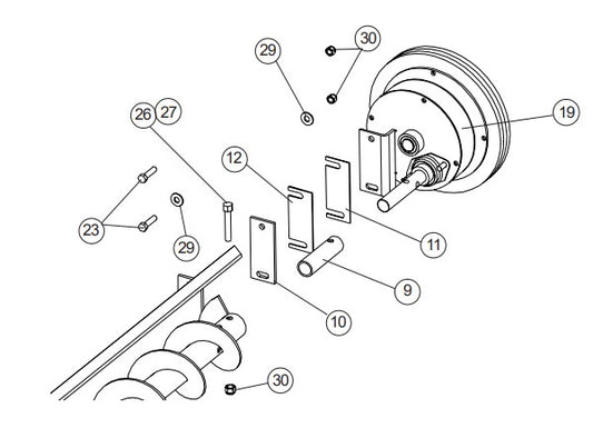SPACER PLATE 1/4" 8 AND 10
