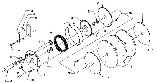 WASHER FLAT 1X1.1/2 14GA ZN