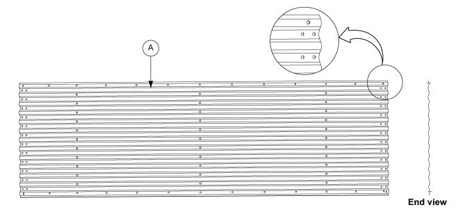 12' 18 GA. MIDDLE LEG SIDEWALL SHEET