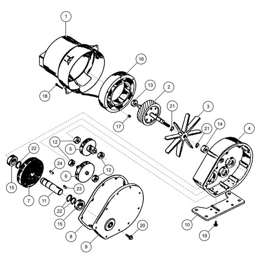 STATOR, GEARMOTOR