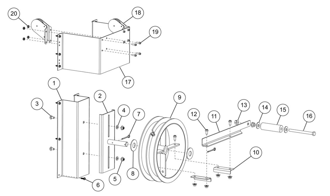 PULLEY, HOT HOUSE,