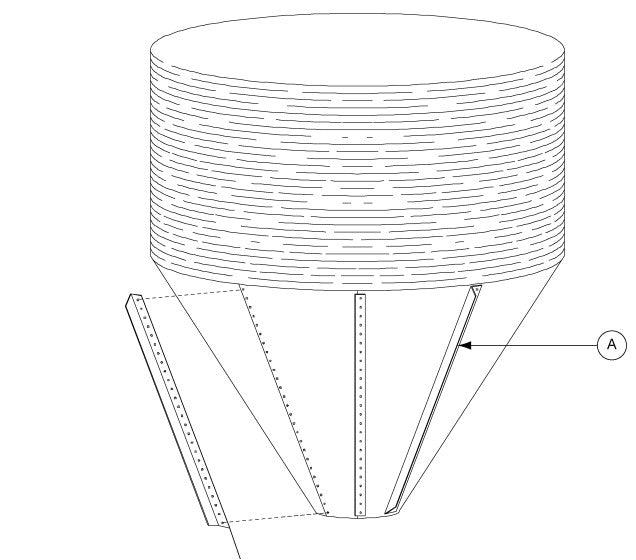 15' 60DEG HOPPER REINFORCEMENT ANGLE, L>