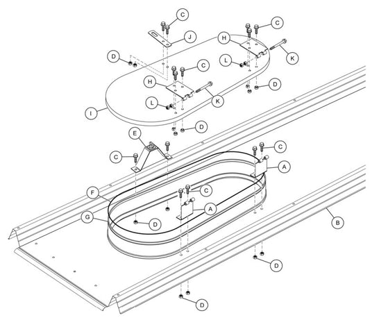 MANWAY ROOF PANEL WITH SILL, 2014 RF, 75