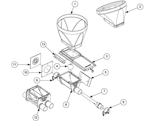 CLAMP, 3-1/4" TUBE