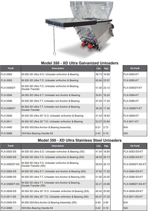 M-350 XD/ULTRA ANCHOR AND BEARING ASSEMB