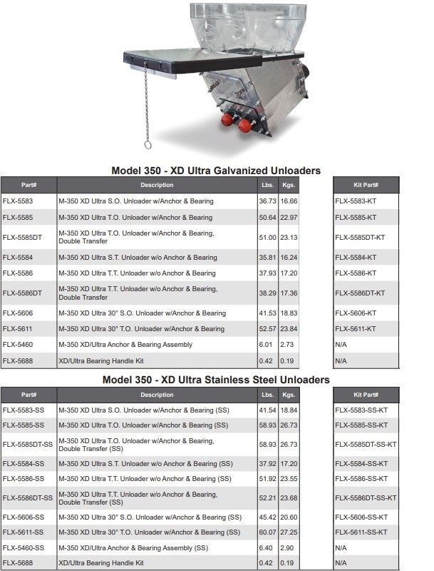 M-350 XD ULTRA T.T. UNLOADER W/O ANCHOR>