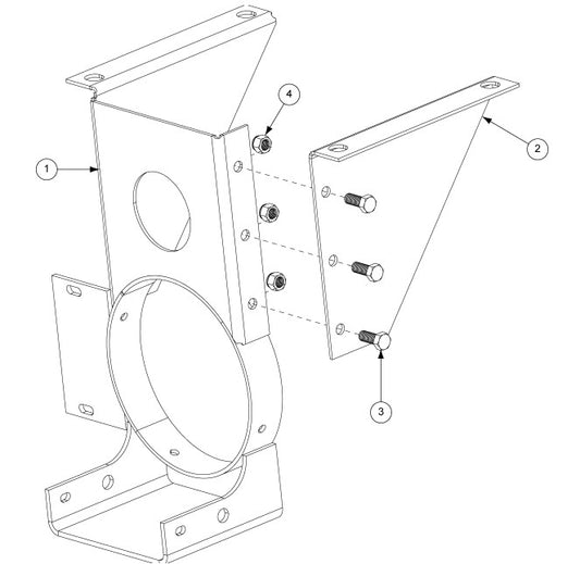 MTR.MOUNT FRAME ASS.12"COMM
