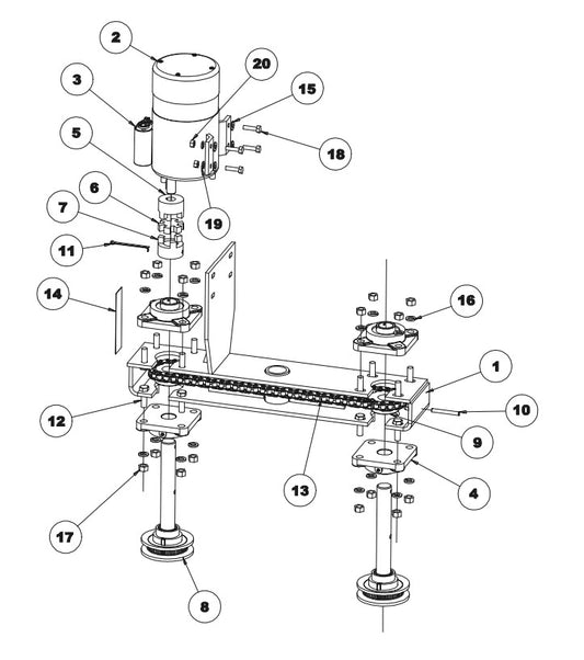 CAPACITOR, GEARMOTOR (ORDER FROM VALLEY>